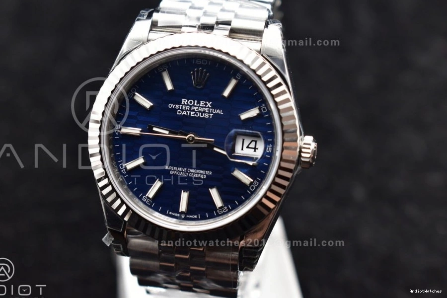 Best on SS Edition 41 FastDry Dial VSF 617 Blue DateJust Jubilee Bracelet 126334 904L VS Checked 1:1 1123